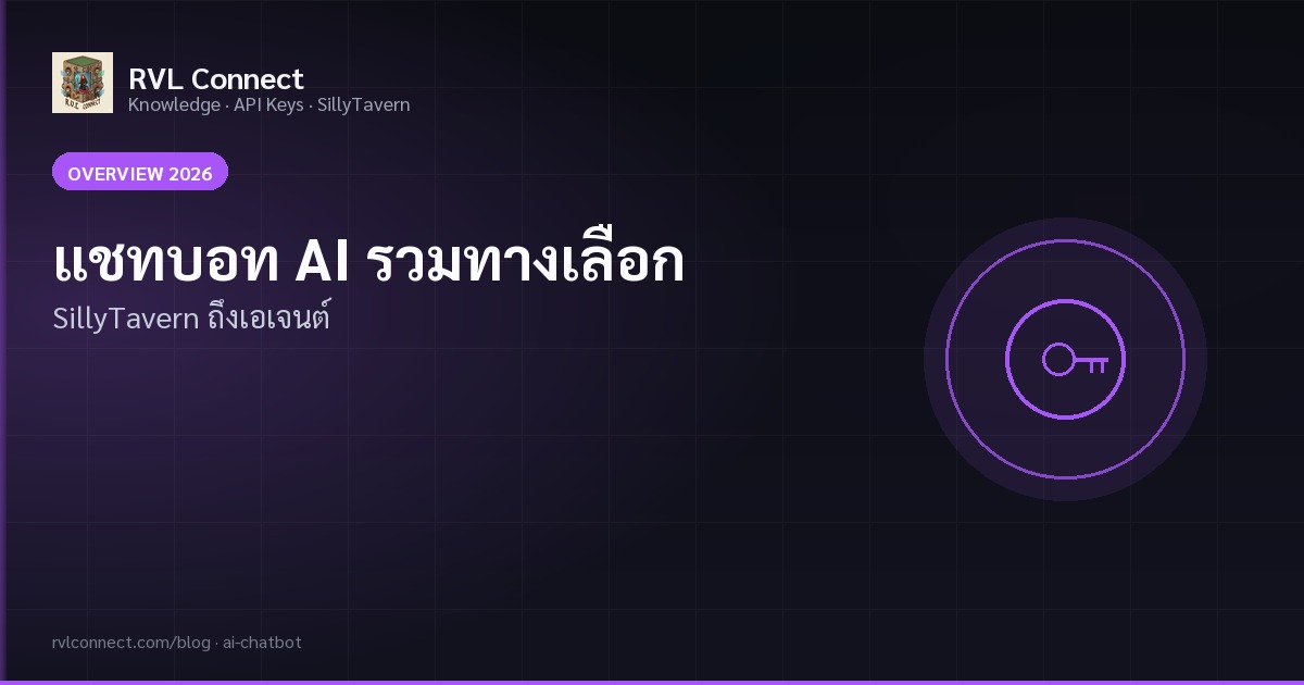 แชทบอท AI รวมทางเลือก 2026: SillyTavern ถึงเอเจนต์